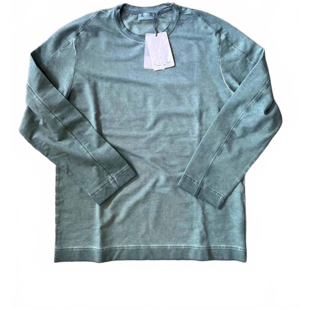 NEW PLOUMANAC'H men's docks crewneck sweatshirt in green